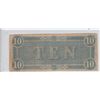 Image 2 : $10 CSA CONFEDERATE CURRENCY 1864