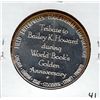 Image 2 : BAILEY HOWARD 1966 PROOF SILVER ROUND