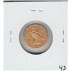 Image 2 : $2.5 GOLD 1915 INDIAN VERY HIGH GRADE AU+++