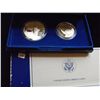 Image 1 : 2 COIN SILVER LIBERTY MINT SET OUNCE OF SILVER