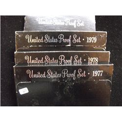 1977 78 79 80 US PROOF SETS