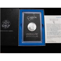 1884 CC CARSON CITY WITH ORIGINAL BOX & PAPERS