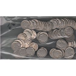 LOT OF 80 BUFFALO NICKELS 5c NO DATE
