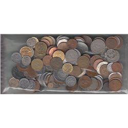 OVER 1 POUND OF WORLD FOREIGN COINS