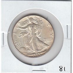 1945 WALKING LIBERTY HALF