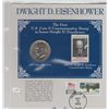Image 1 : 1974 EISENHOWER $1 AND 6 CENT STAMP SET