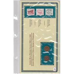 1902 1903 STAMP AND INDIAN HEAD CENT SET
