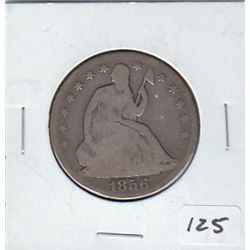 1856 O SEATED SILVER HALF