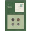 Image 1 : LUXEMBOURG COINS OF ALL NATIONS SET UNC W/ STAMP