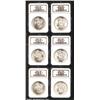 Image 1 : 1887-S S$1 MS63 NGC; 1888-S MS63 NGC; 1889-S MS63 NGC; 1890-S MS63 NGC; 1891-S MS63 NGC; and an 1897