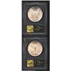 Image 2 : 1890-CC S$1 MS62 PCGS; and an 1891-CC MS62 PCGS.