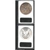 Image 2 : 1890-S S$1 MS63 ANACS, reflective untoned satiny surfaces; and an 1895-O XF45 ANACS, multiply scratc