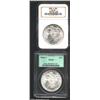 Image 1 : 1898-O S$1 MS66 PCGS, cartwheel luster, no toning; and a 1900-O MS66 NGC, attractive silver-white sa