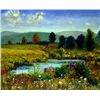 Image 1 : Anne Boysen, Pond at Herrick, Signed Canvas Print