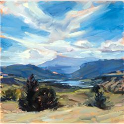 Shelby Keefe, New Mexico Impression, Oil on Canvas