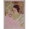 Image 1 : Alexander Dobkin, Young Girl, Signed Lithograph