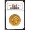Image 1 : 1850-O $20 AU53 NGC.