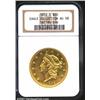 Image 1 : 1852-O $20 AU58 NGC.