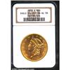 Image 1 : 1858-S $20 AU58 NGC.