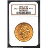 Image 1 : 1859-S $20 MS62 NGC.