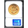 Image 2 : 1861-S $20 MS61 NGC.