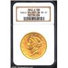 Image 1 : 1862-S $20 MS61 NGC.