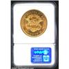 Image 2 : 1863 $20 AU58 NGC.