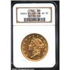 Image 1 : 1868 $20 AU55 NGC.