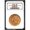 Image 1 : 1869 $20 AU58 NGC.