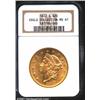 Image 1 : 1872-S $20 MS61 NGC.