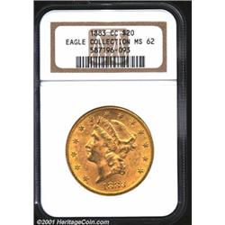 1883-CC $20 MS62 NGC.