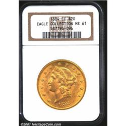 1884-CC $20 MS61 NGC.