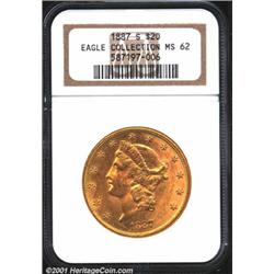 1887-S $20 MS62 NGC.