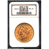 Image 1 : 1888-S $20 MS64 NGC.
