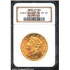 Image 1 : 1893-CC $20 MS63 NGC.
