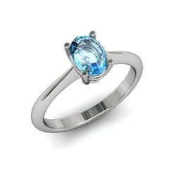 Genuine 2.50 ctw Topaz Ring 18kt White or Yellow Gold