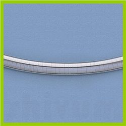 Genuine 14kt Italian 5mm, Omegas Half Round, 30.8gr