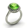 Image 1 : Ruby 6.22 ctw & Diamond Ring 18kt W/Y  Gold