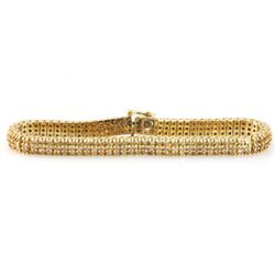 Genuine Diamond Tennis Bracelet 4.00 ctw & Diamond Bracelet 14KTGold