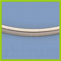 Genuine 14kt Italian 6mm, Omegas Half Round, 36.4gr
