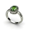 Image 1 : Tourmaline 1.43 ctw & Diamond Ring 18kt W/Y  Gold