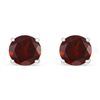 Image 1 : Genuine 5.0 ctw Garnet Stud Earring 14kt Yellow or White Gold 1.1g