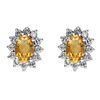 Image 1 : Genuine 2.08 ctwCitrine Earring 14kt Yellow or White Gold 2.1g