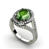 Image 1 : Tourmaline 3.48 ctw & Diamond Ring 18kt W/Y  Gold
