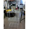 Image 1 : White Foldable Metal Shelf