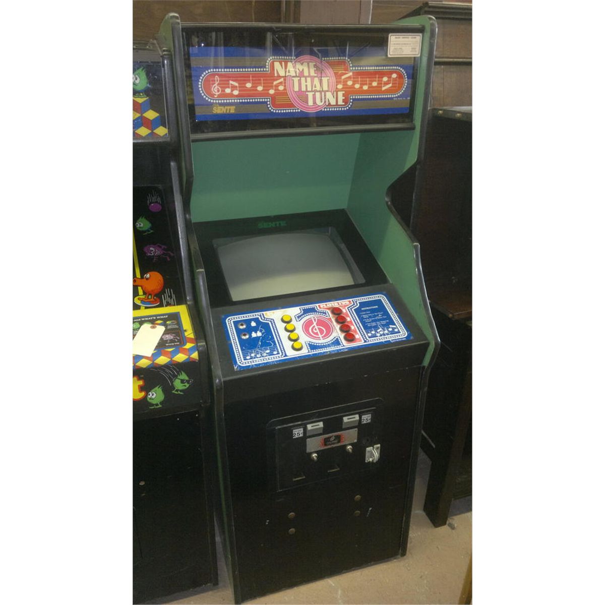 Vintage Arcade Game 'Name That Tune' Bally Sente (works)