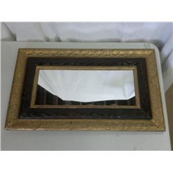 Antique Rectangular Goldleanfod Mirror