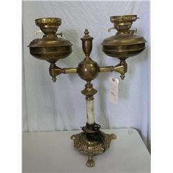 Antique Brass Lamp (no shades)