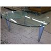 Image 3 : Bi-Level Contemporary Glass Coffee Table