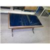 Image 2 : Coffee table with Black Glass Top
